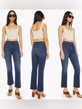 ✨MOTHER ✨The Hustler Ankle Fray Jeans Color: Wash is  “Mint Condition” 💕